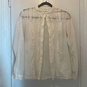 Sezan Lace Button Up